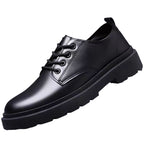 Herren Leder Schnürschuhe