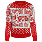 Damen Winterpullover mit folkloristischem Muster R&B