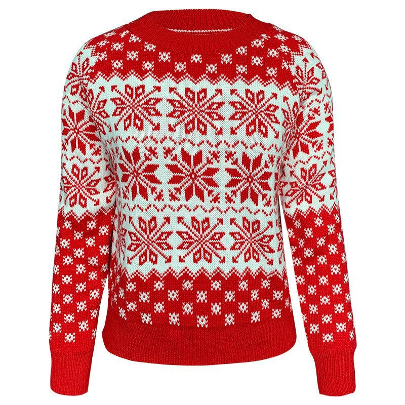 Damen Winterpullover mit folkloristischem Muster R&B