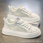Damen Sportliche Sneakers mit atmungsaktiver Mesh-Oberfläche und voluminöser Sohle R&B