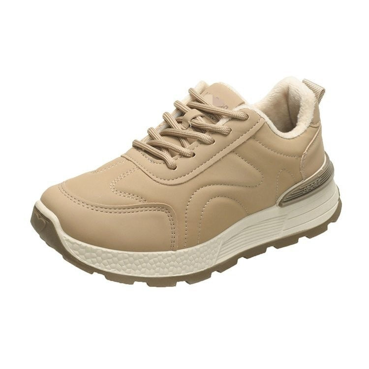 Damen Sportliche Sneaker mit flauschigem Innenfutter und rutschfester Sohle R&B