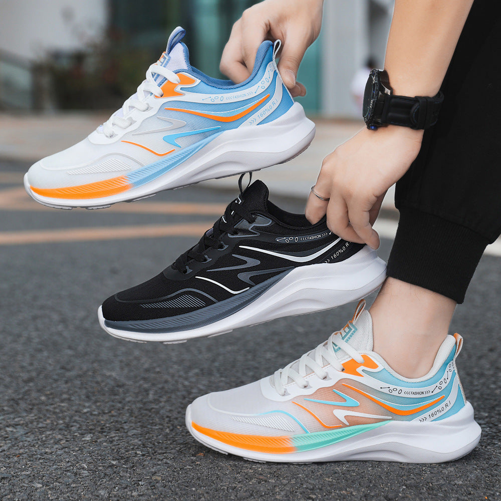 Damen Leichte und atmungsaktive Fitness-Sneaker mit flexiblem Dämpfungssystem R&B