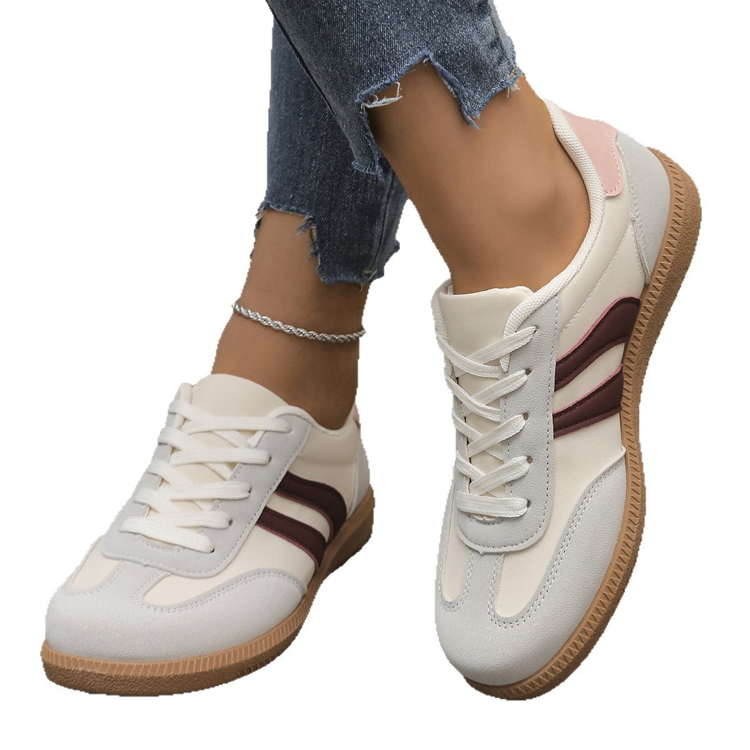 Damen Sportliche Retro Sneakers mit gepolstertem Innenfutter und rutschfester Sohle R&B