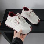 Damen Sportliche Plateau Sneakers mit modischem Design und rutschfester Sohle R&B