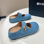 Damen Bequeme Hausschuhe mit schickem Riemen und leichtem Innenfutter R&B
