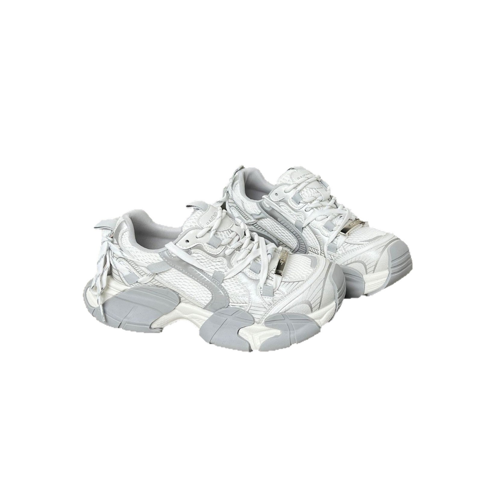 Damen Sportliche Sneakers mit atmungsaktivem Mesh-Obermaterial und dämpfendem Profil R&B