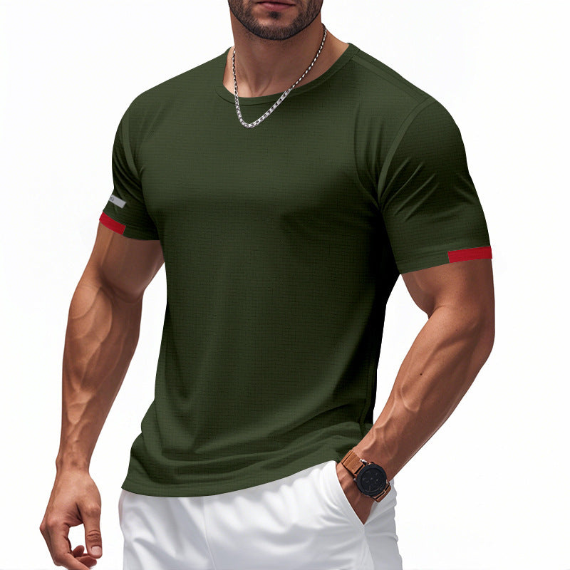 Herren Funktions-T-Shirt mit atmungsaktivem Design und reflektierenden Details R&B