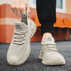 Damen Atmungsaktive Fitness Sneakers mit stoßdämpfender Sohle R&B