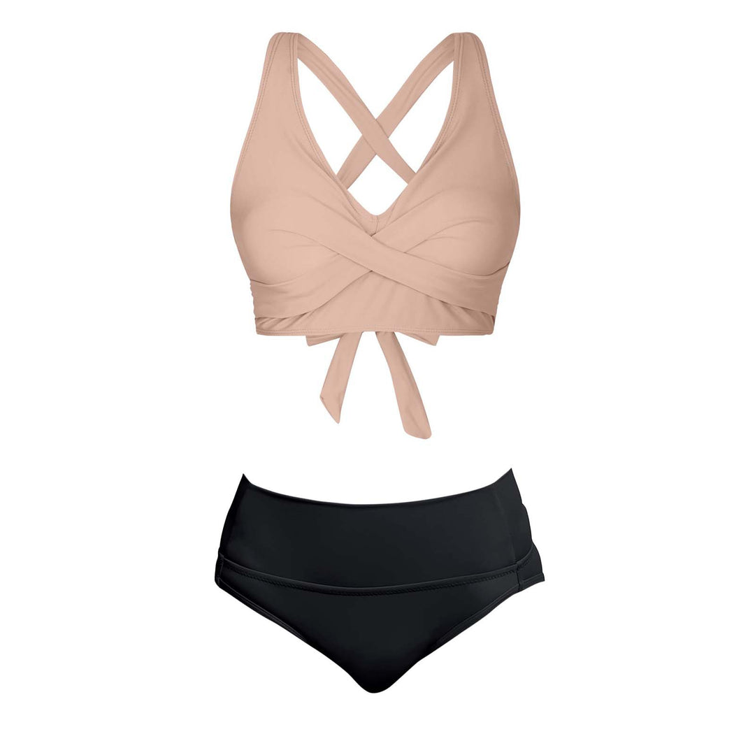 Damen Zweiteiliger Badeanzug mit floralem Design R&B
