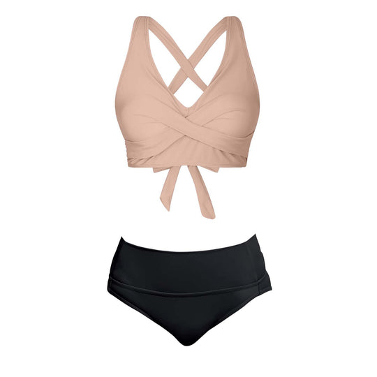 Damen Zweiteiliger Badeanzug mit floralem Design R&B