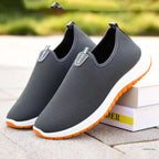 Damen Slip-On Sneakers mit atmungsaktivem Obermaterial und rutschfester Sohle R&B