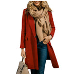 Damen eleganter Schnittmantel