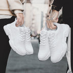 Damen Sportliche Sneaker mit atmungsaktivem Obermaterial und rutschfester Sohle