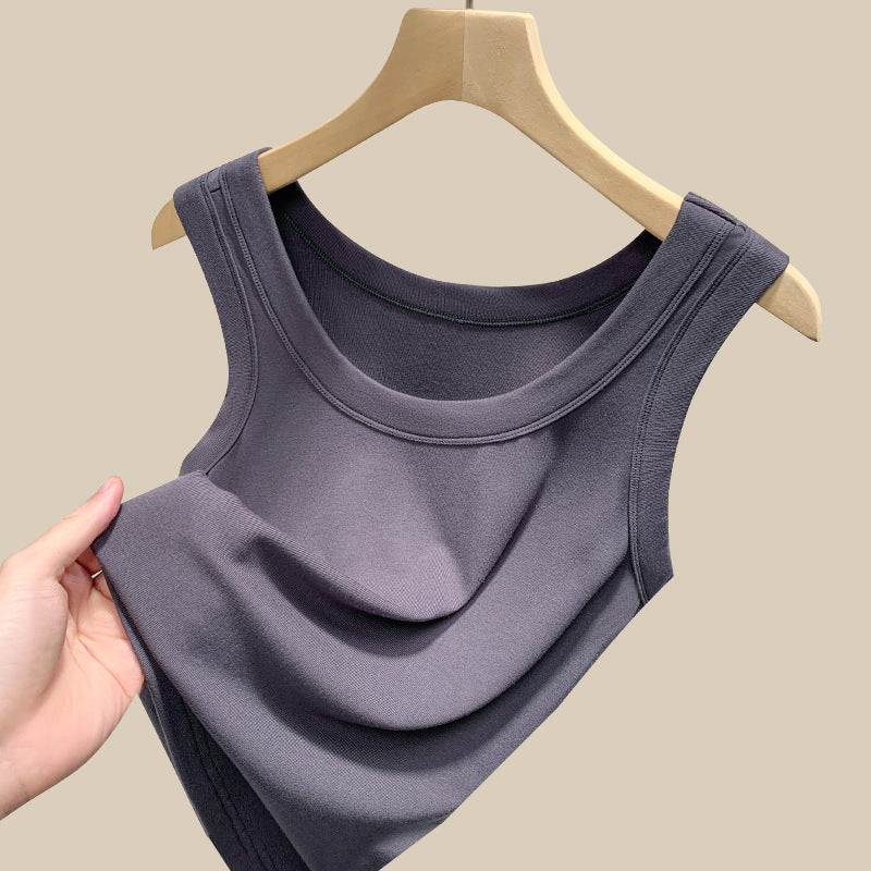 Damen ärmelloses Basic-Top aus hochwertigem Material R&B