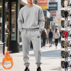 Herren sportliches Freizeit-Set mit Rundhalsausschnitt und elastischem Bund R&B