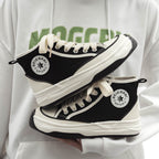 Damen Sportliche High-Top Sneakers mit strapazierfähigem Obermaterial und dämpfender Sohle