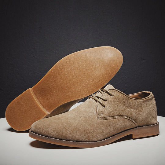 Herren Elegante Schnürschuhe aus weichem Wildleder R&B
