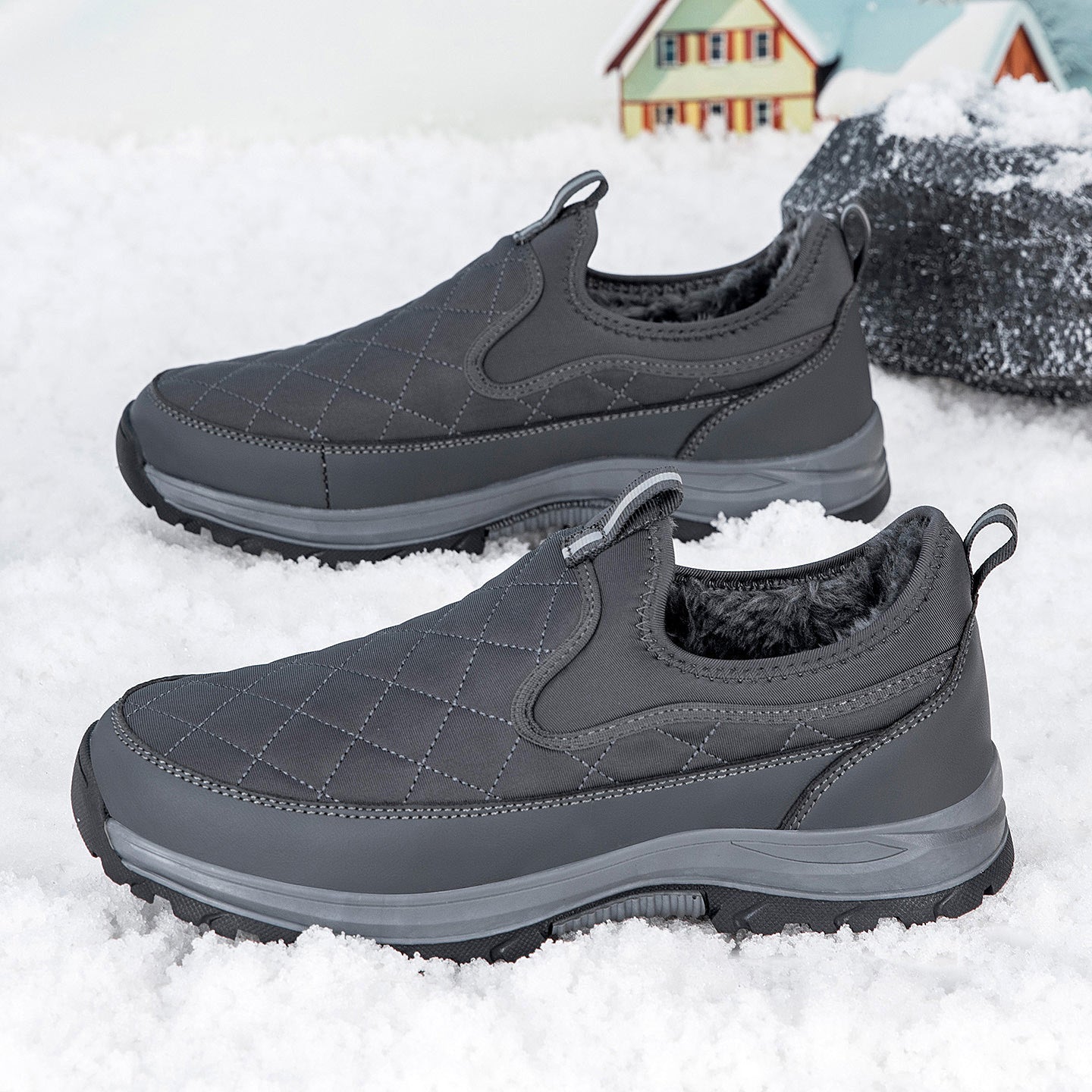 Damen Winterfreizeitschuhe mit isolierender Fütterung und rutschfester Sohle R&B