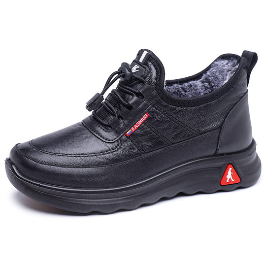 Damen Komfortable und warme Freizeit-Sneaker mit kuscheligem Innenfutter R&B
