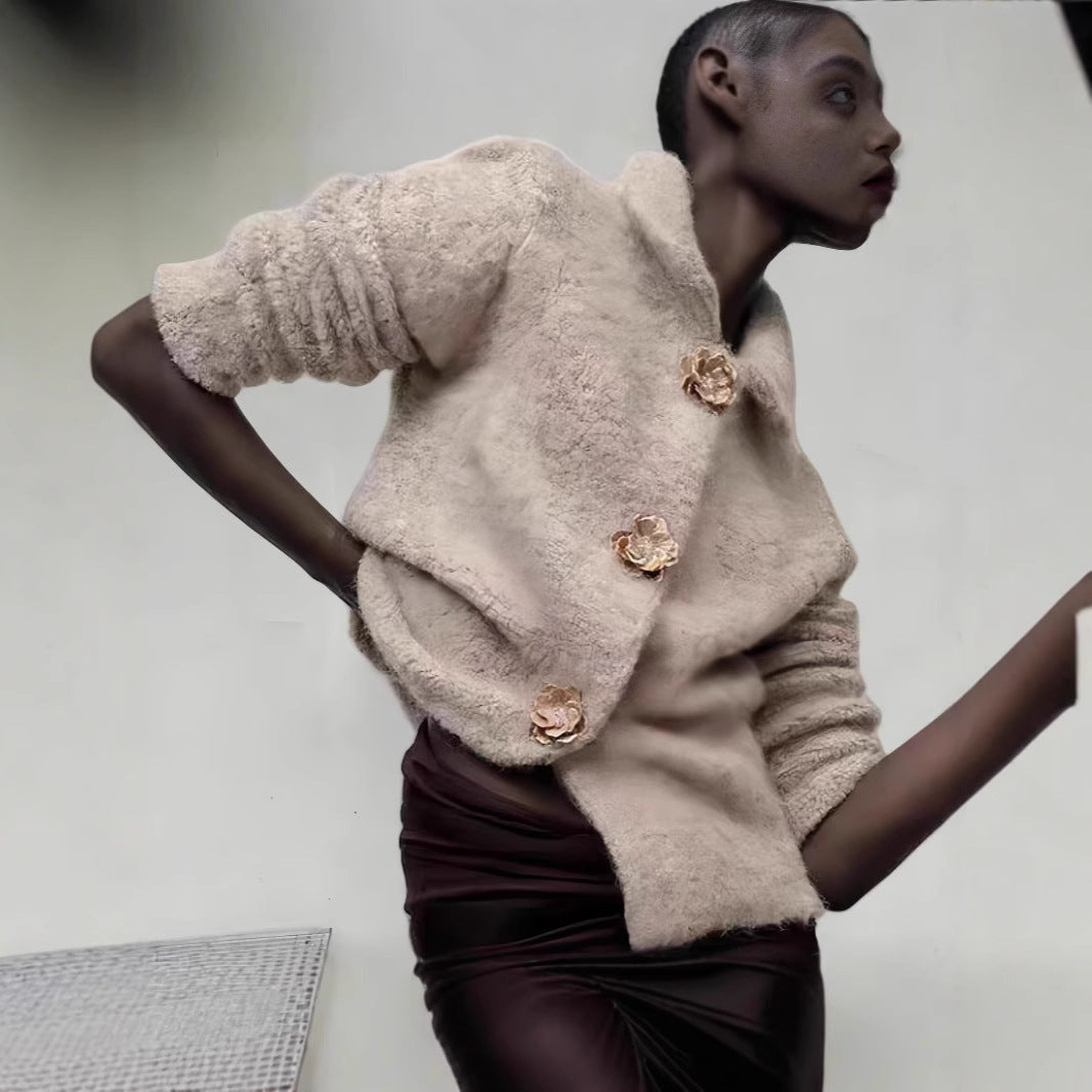 Damen Kuschelige Wohlfühljacke R&B