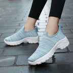 Damen Komfortable und atmungsaktive Freizeitschuhe mit flexiblem Slip-On Design R&B