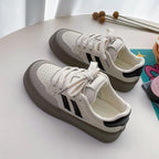 Damen Elegante Sneakers mit modischem Plateau und innovativem Schnürsystem