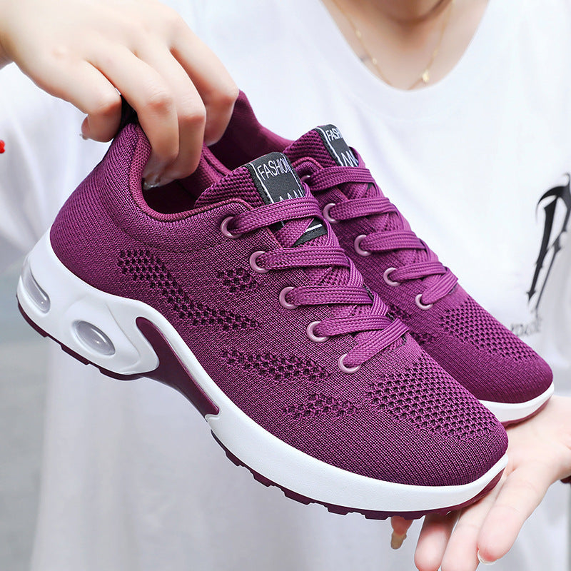 Damen Sportliche Sneaker mit luftiger Mesh-Oberfläche und Dämpfungstechnologie R&B