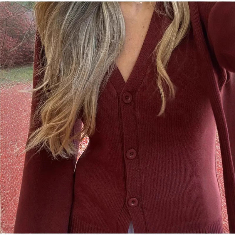 Damen Grobstrickjacke mit weit geschnittenen Ärmeln R&B