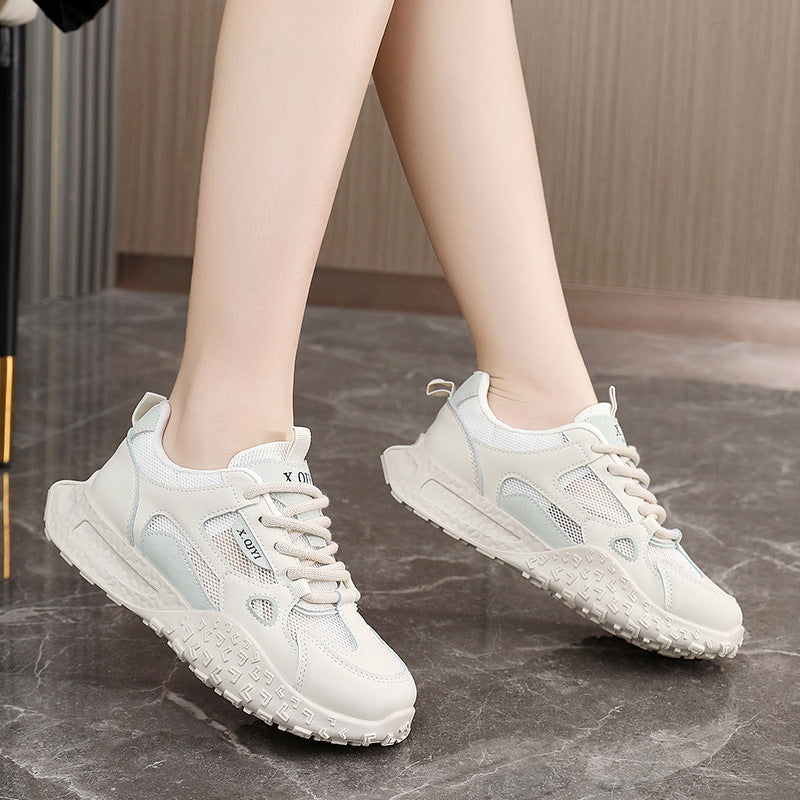 Damen Sportliche Sneakers mit atmungsaktiver Mesh-Oberfläche und dämpfender Sohle R&B