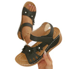 Damen Bequeme Sandalen mit floralem Design