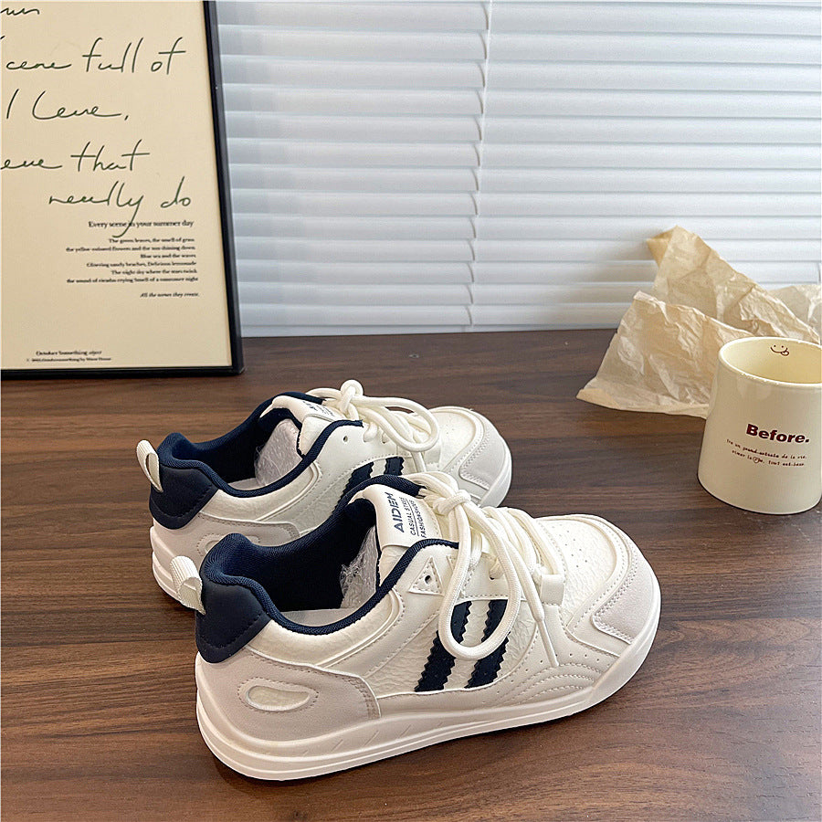 Damen Sportliche Sneaker mit atmungsaktiver Oberflächenstruktur und rutschfester Sohle R&B