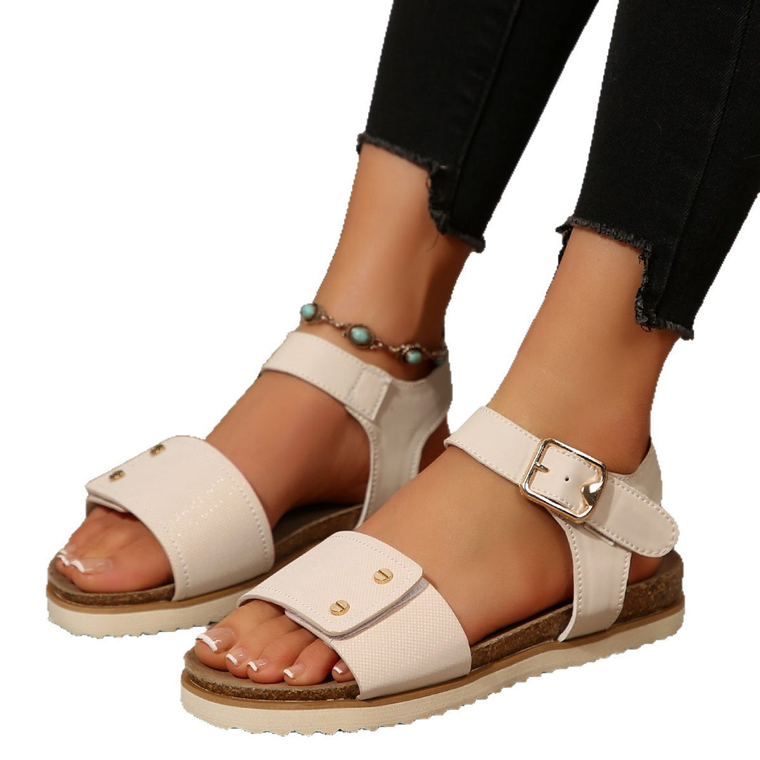 Damen Bequeme Sandalen mit verstellbarem Riemen R&B