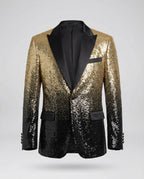 Herren glamouröser Pailletten Blazer R&B