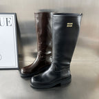Damen Hochwertige Leder-Stiefel mit bequemem Innenfutter und robustem Profil R&B