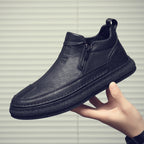 Herren Komfortable und stylische Stiefel mit Reißverschluss R&B