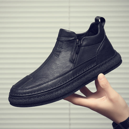 Herren Komfortable und stylische Stiefel mit Reißverschluss R&B