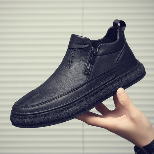 Herren Komfortable und stylische Stiefel mit Reißverschluss R&B