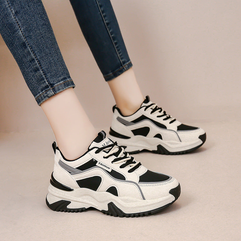 Damen Chunky Sneaker mit dämpfender Sohle und atmungsaktivem Obermaterial R&B