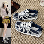 Damen sportliche Sneakers mit atmungsaktivem Obermaterial und rutschfester Sohle R&B