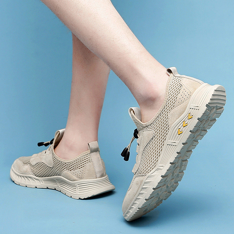 Damen Sportliche Freizeitschuhe mit atmungsaktivem Mesh-Obermaterial und innovativem Schnürsystem