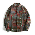 Herren Hemd mit geometrischem Muster R&B