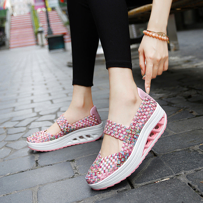 Damen Komfortable und modische Slip-On Schuhe