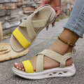 DamenSportliche Sandalen mit verstellbaren Riemen R&B