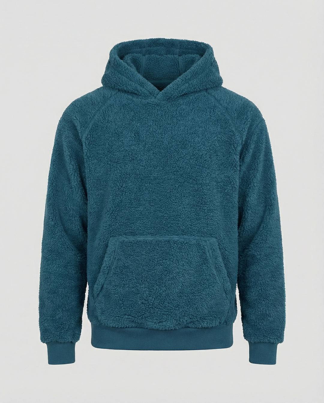 Teddy Pullover Herren weich mit praktischen Taschen