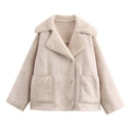 Damen Übergangsjacke mit kuscheligem Teddyfutter und praktischen Taschen R&B