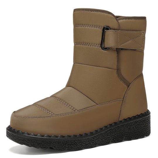 Damen Isolierte Winterstiefel mit praktischem Klettverschluss R&B