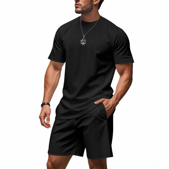 Herren stylishes Freizeit-Set aus atmungsaktivem Material R&B