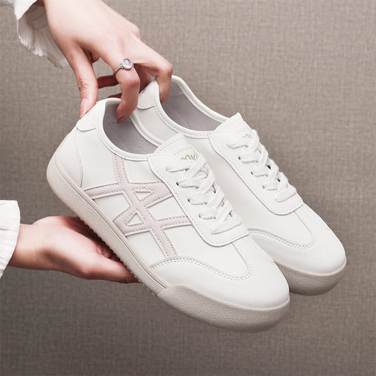 Damen Sportliche Sneakers mit modischem Einsatz und rutschfester Sohle R&B