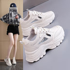 Damen modische Lauf-Sneaker mit luftigen Einsätzen und dämpfendem Komfort R&B