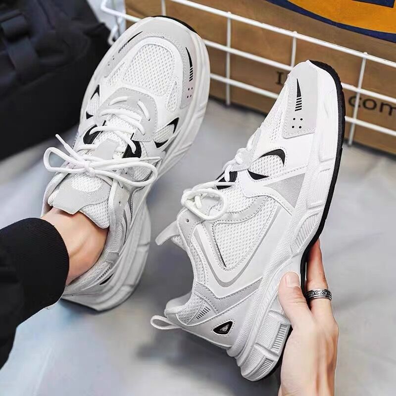 Damen Sportliche Sneakers mit atmungsaktiver Mesh-Oberfläche und dämpfendem Sohlenprofil
